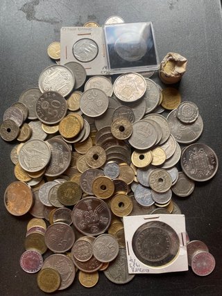 Lote monedas nacionales España