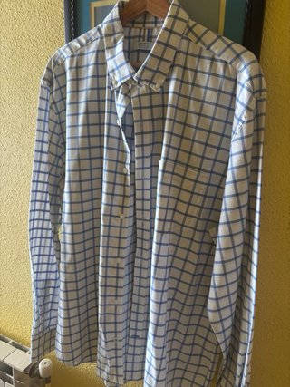 Camisa Pedro del Hierro cuadros azul XXL