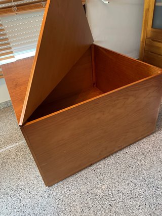 Arcón de madera muy grande