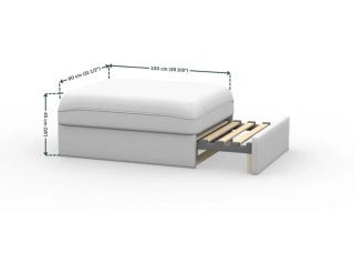 Divano letto Vallentuna di Ikea, nessuna spedizione.