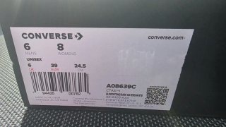 Converse Piel Burdeos Talla 39 Nuevas