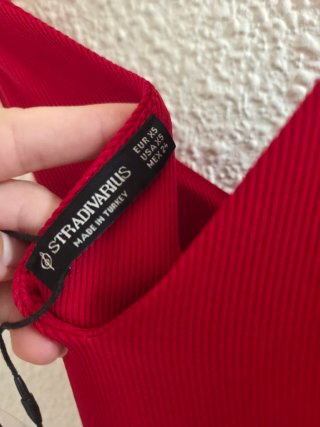 Pack top azul shein talla S y body rojo nuevo rojo