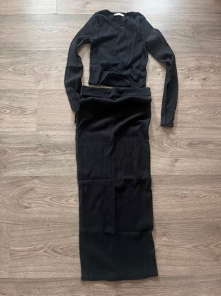 Conjunto negro Zara