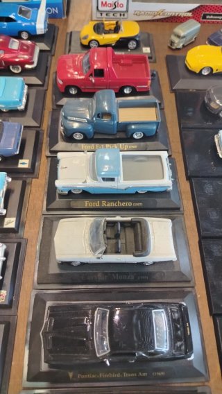 Blocco modellini auto americane 1:43
