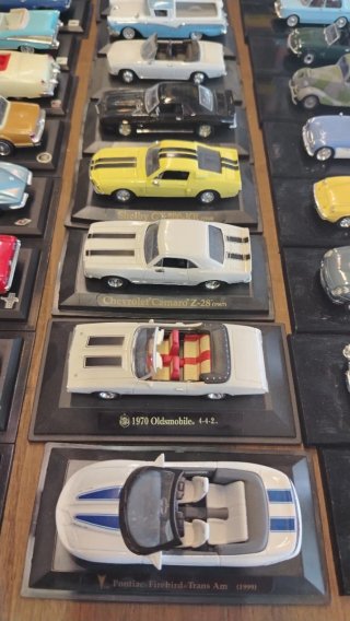 Blocco modellini auto americane 1:43