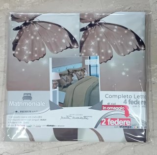 Completo letto matrimoniale 4 federe