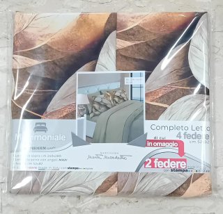 Completo letto matrimoniale 4 federe