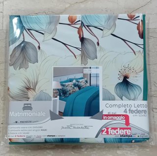 Completo letto matrimoniale 4 federe