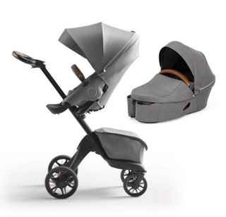 Carrito Stokke Xplory X con capazo gris