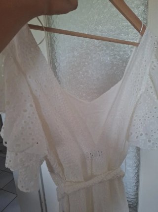 Vestido blanco Zara