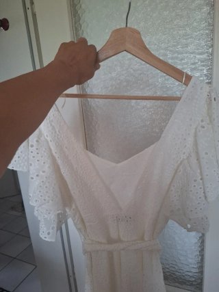 Vestido blanco Zara