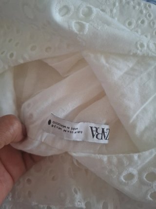 Vestido blanco Zara