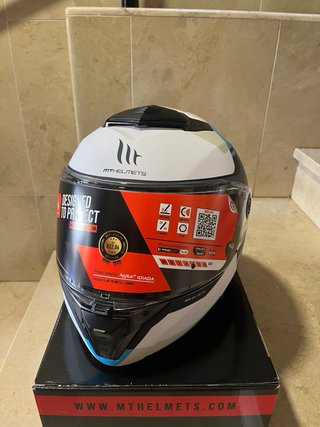 Casco Moto Modular Atom 2 Sv MT HELMETS talla L