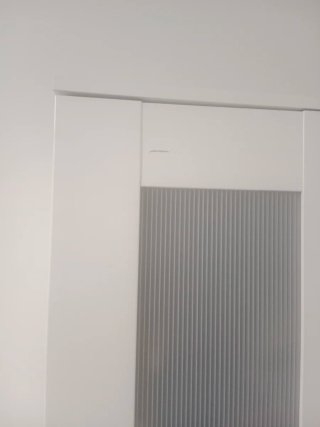 Armario blanco 80cm puertas abatibles