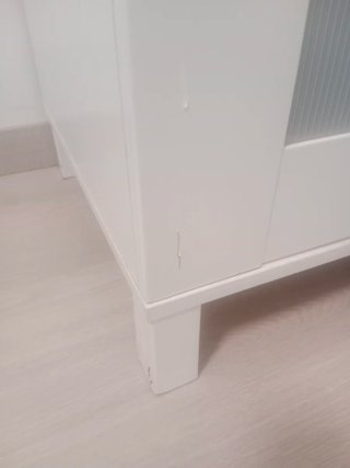 Armario blanco 80cm puertas abatibles