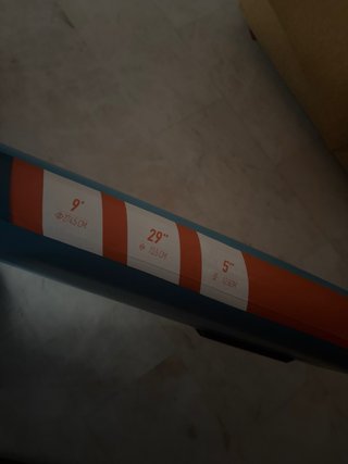Tabla Padel Surf Azul y Naranja