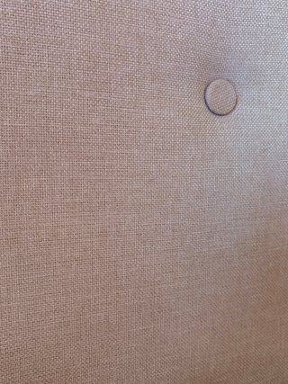Sofá cama 185x100 cm beige, sin uso