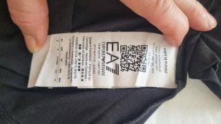 Camiseta Emporio Armani Negra
