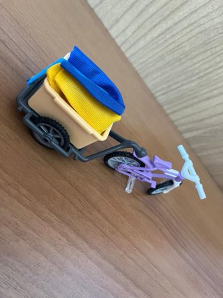 Playmobil Acampada Bicicleta con remolque
