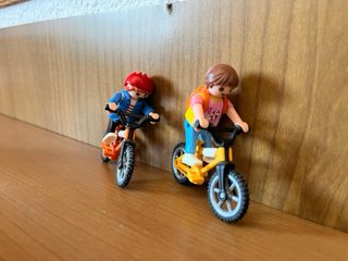 Playmobil Acampada Bicicleta con remolque