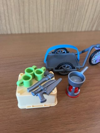 Playmobil Acampada Bicicleta con remolque