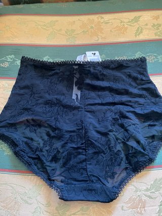 Culotte Intimissimi Tulle Lavorato Nero Taglia S