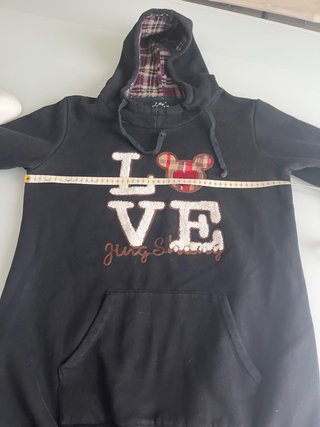 Sudadera LOVE unisex negra