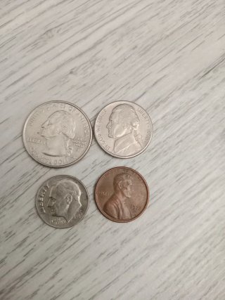 4 Monedas Americanas Coleccionables