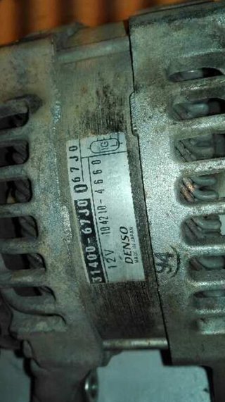 Alternador 3140067j0 suzuki grand vitara 130670