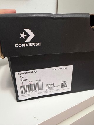 Converse plataforma blancas talla 44