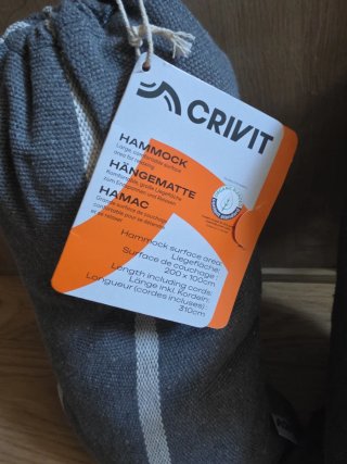 2 Hamacas Crivit Grandes 200x100cm 150kg