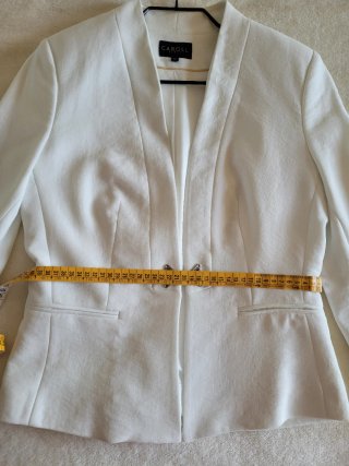 Chaqueta Caroll Blanca Talla 36