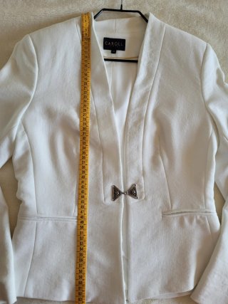 Chaqueta Caroll Blanca Talla 36