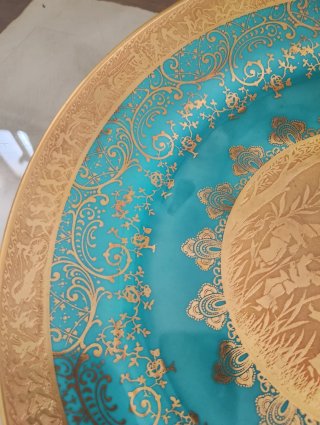 Piatto Bavaria oro zecchino da collezione