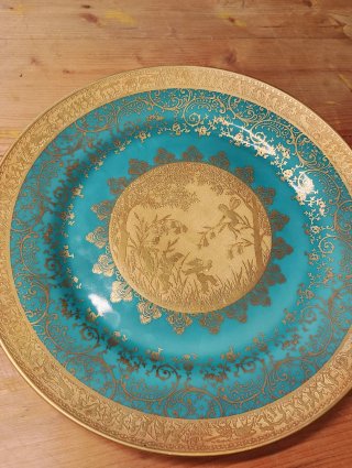 Piatto Bavaria oro zecchino da collezione