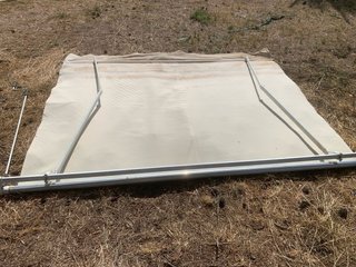 Toldo exterior blanco