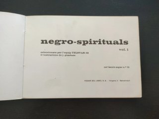 Libro Espirituals Negres