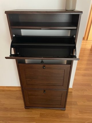Zapatero BRUSALI IKEA Marrón Madera
