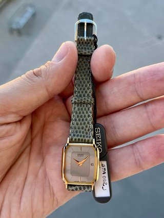 Reloj Seiko Tank Vintage Gold Nuevo *Año 1993*