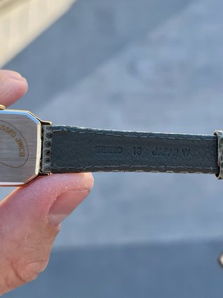 Reloj Seiko Tank Vintage Gold Nuevo *Año 1993*