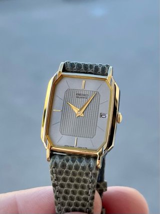 Reloj Seiko Tank Vintage Gold Nuevo *Año 1993*