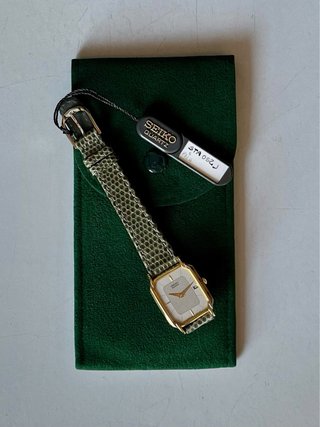 Reloj Seiko Tank Vintage Gold Nuevo *Año 1993*