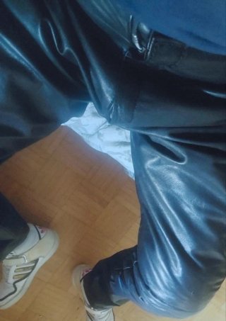 Pantaloni Pelle Uomo Moto TG L