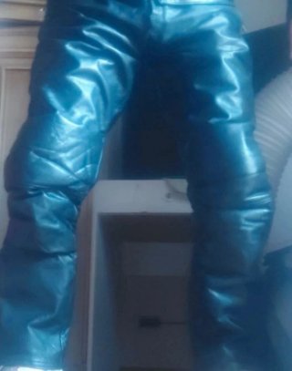 Pantaloni Pelle Uomo Moto TG L