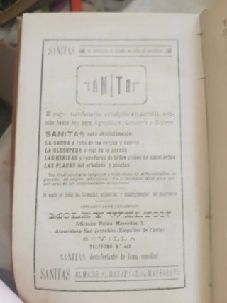 El libro antiguo de higiene y sanidad pecuarias