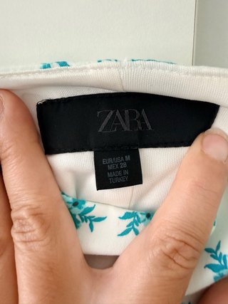 Vestido Zara estampado flores