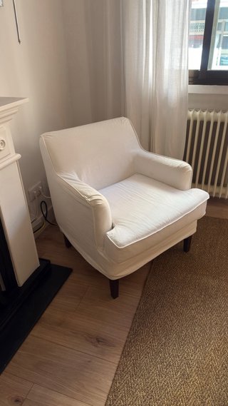Sillón Butaca Rocksjon Ikea Blanco