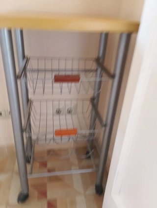 Botellero Frutero con Ruedas
