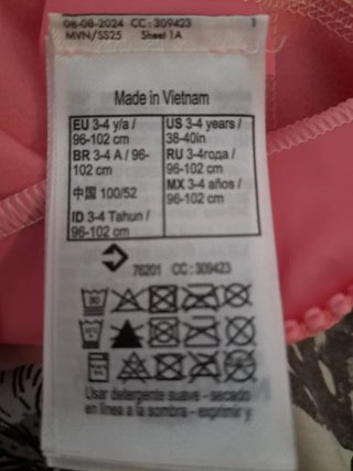Neopreno niña Nabaiji rosa arcoíris