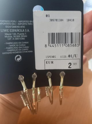 Pendientes aro Inside dorados